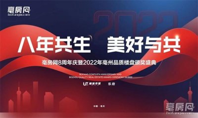 ​“八年共生 美每与共”亳房网开拓创新见证亳州楼市发展