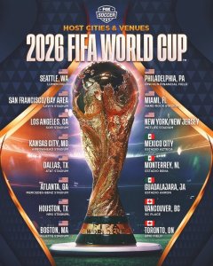 ​官宣！2026世界杯举办城市揭晓，美国11城，墨西哥3城，加拿大2城