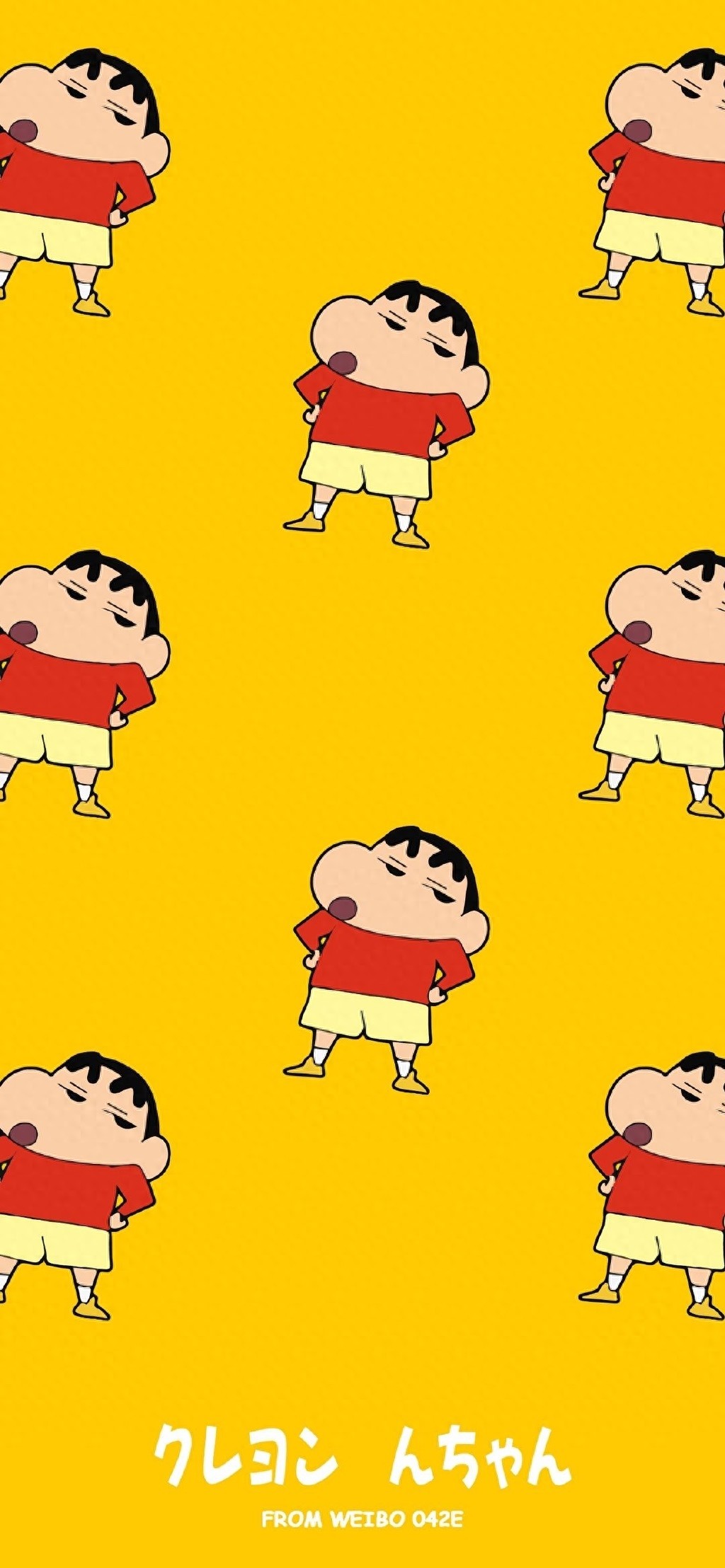 每日无水印壁纸第289：可爱蜡笔小新卡通动漫高清手机壁纸
