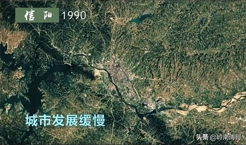 卫星地图带你见证信阳30年变化