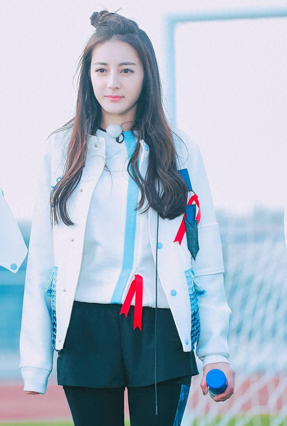 《奔跑吧》成员迪丽热巴美图欣赏,每一张都可以当作壁纸