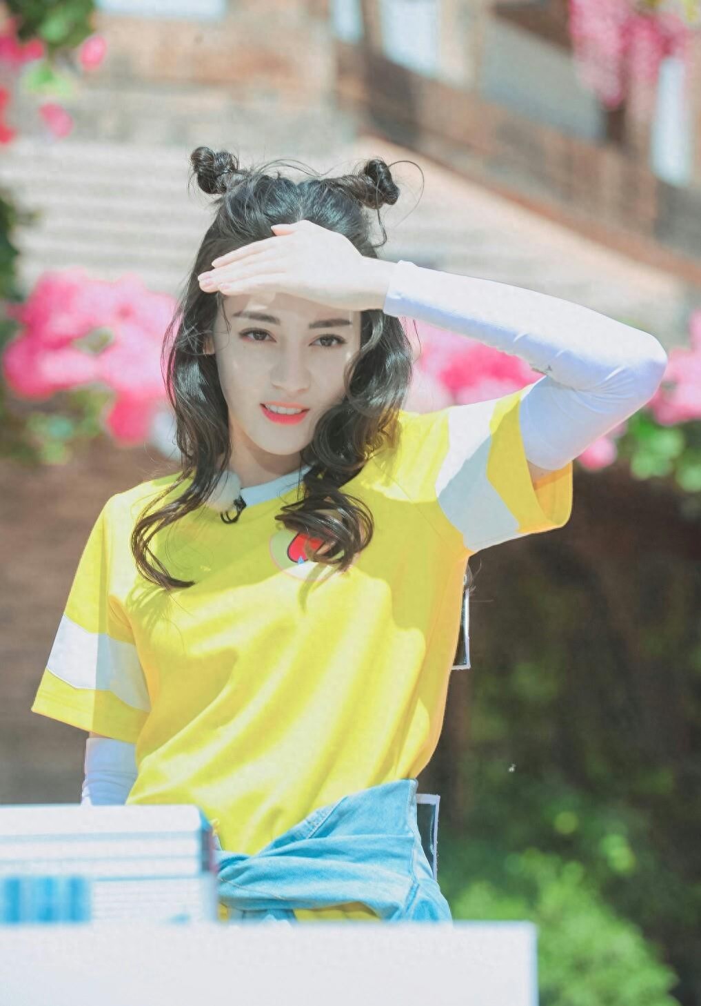 《奔跑吧》成员迪丽热巴美图欣赏,每一张都可以当作壁纸