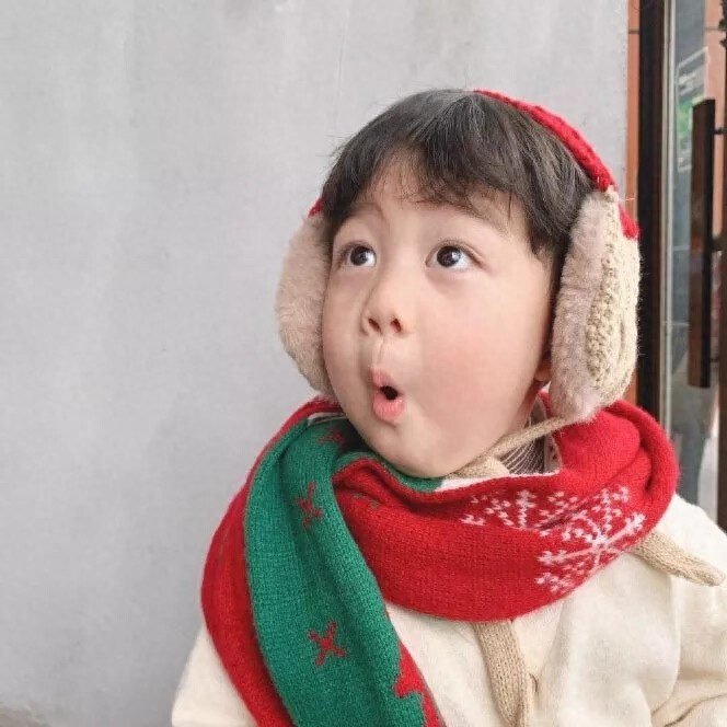 21张可可爱爱的萌娃头像丨心有萌虎，嗷呜