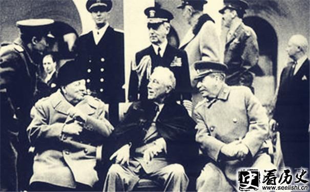 雅尔塔会议图片