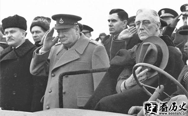 雅尔塔会议旧照