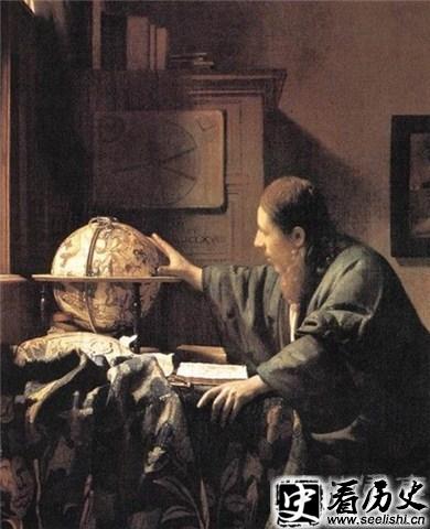 维米尔作品《天文学家》