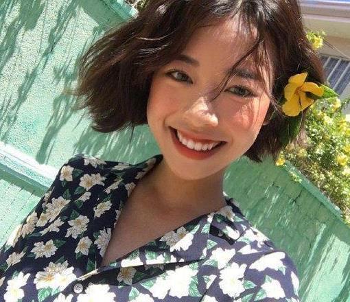 中分短发烫发韩范图片,全是韩国小姐姐大爱款